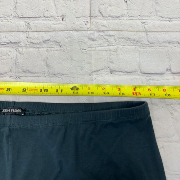 Eileen Fisher Women Pull On Ankle Leggings Size XL X-Large Dark Teal C046 -30 - Picture 5 of 16